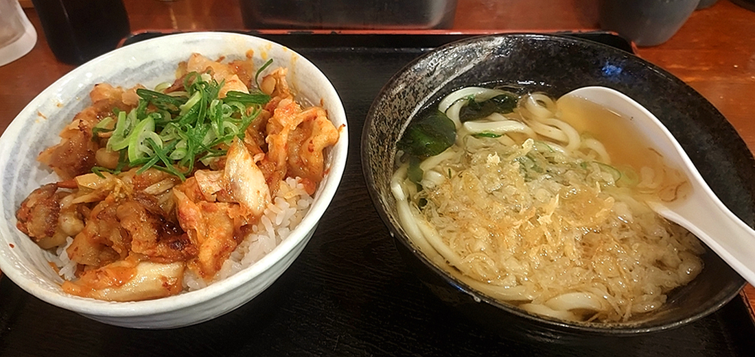 豚キムチ丼セット