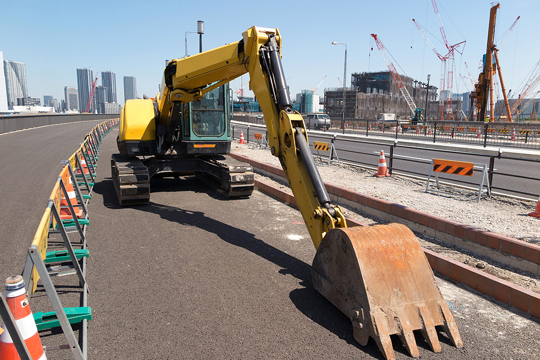 道路工事現場