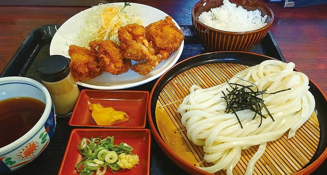 からあげ&うどんセット